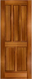 Raised Panel Chatsworth Teak Doors